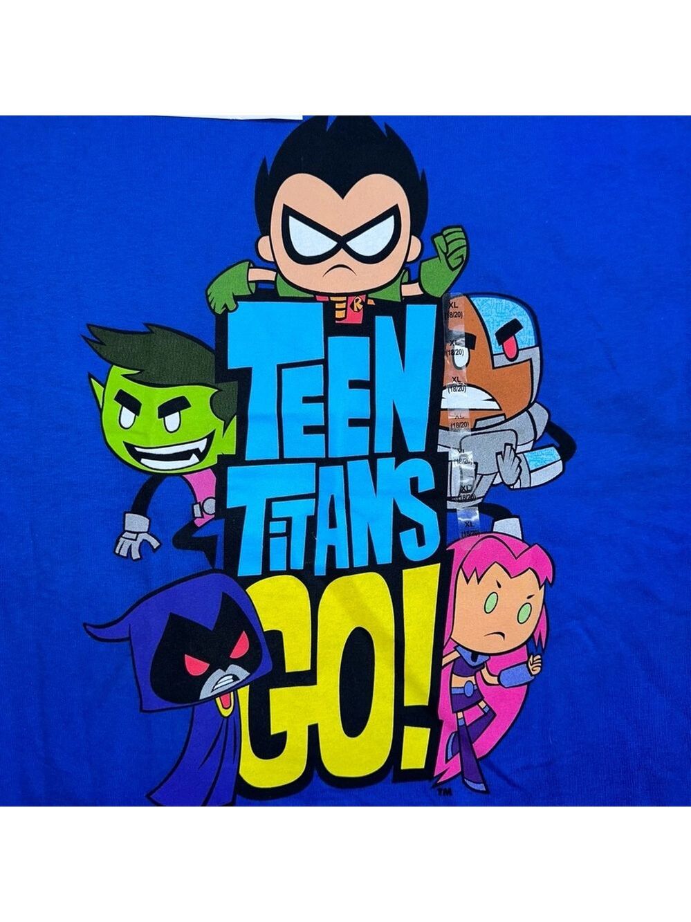 NWT Kids Size L (14/16) DC Comics Warner Bros Teen Titans Go SS Graphic TShirt